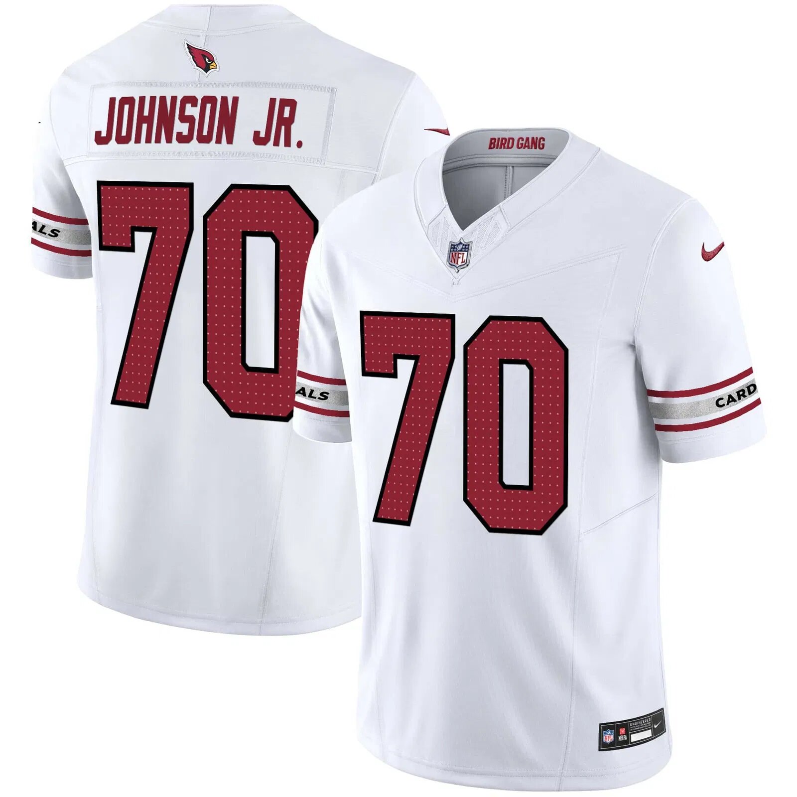 Men Arizona Cardinals #70 Johnson jr White Nike 2024 Vapor Limited NFL Jersey->indianapolis colts->NFL Jersey